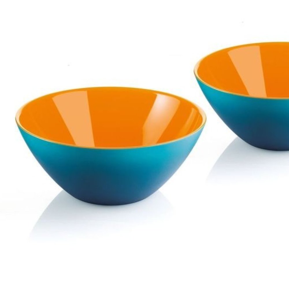 Guzzini Two-Color Bowls Set of Two